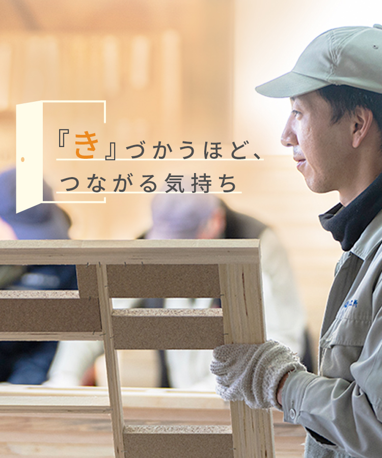 “き”づかうほど、つながる気持ち